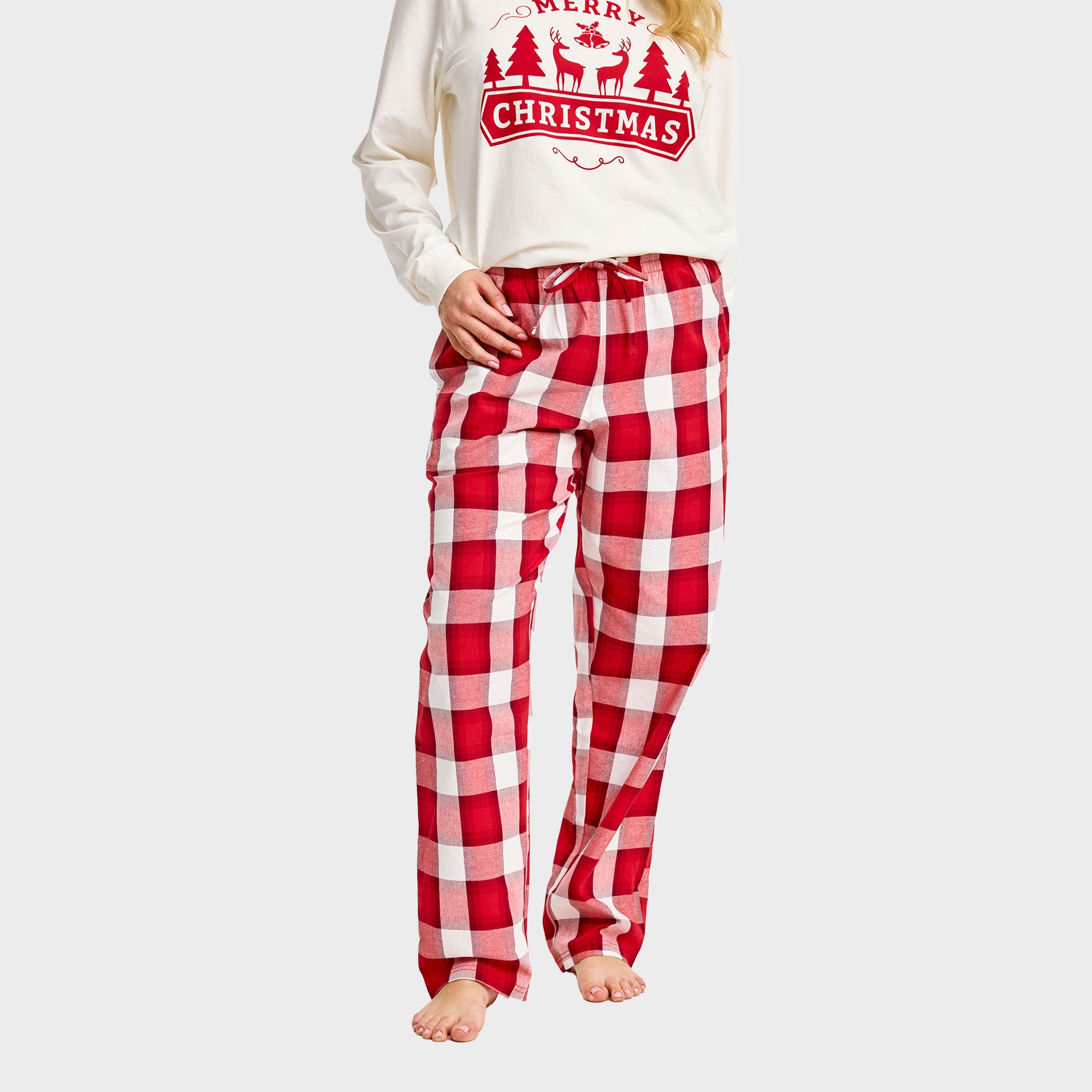 The Merry Christmas Pyjamas Top - Dame